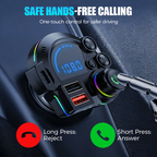 Bluetooth FM Transmitter Auto mit 2 USB-Ports -    Zorenza