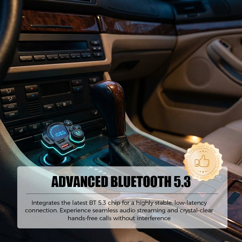 Bluetooth FM Transmitter Auto mit 2 USB-Ports -    Zorenza