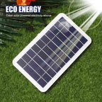 Flexibles Solarpanel 2W 5V – USB-Anschluss für mobile Geräte -    Zorenza