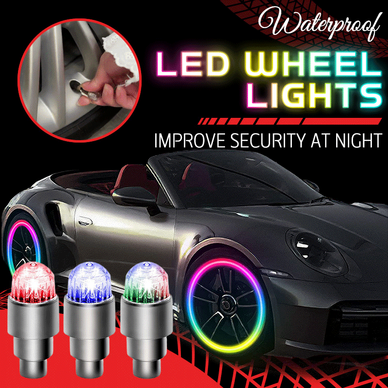 LED Ventilkappen Auto Motorrad – Wasserdicht, Automatisches Blinken -    Zorenza