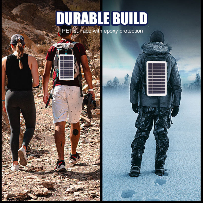 Solarmodul flexibel 2W 5V – Tragbar für Smartphone-Ladung unterwegs -    Zorenza