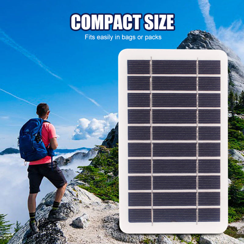 Solarmodul flexibel 2W 5V – Tragbar für Smartphone-Ladung unterwegs -    Zorenza