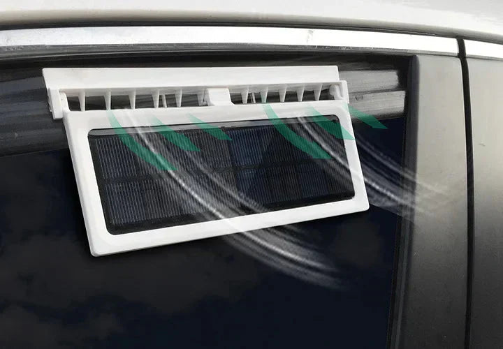 Solar-Ventilator Auto – Kühlung mit Doppelventilator und Solarenergie -    Zorenza