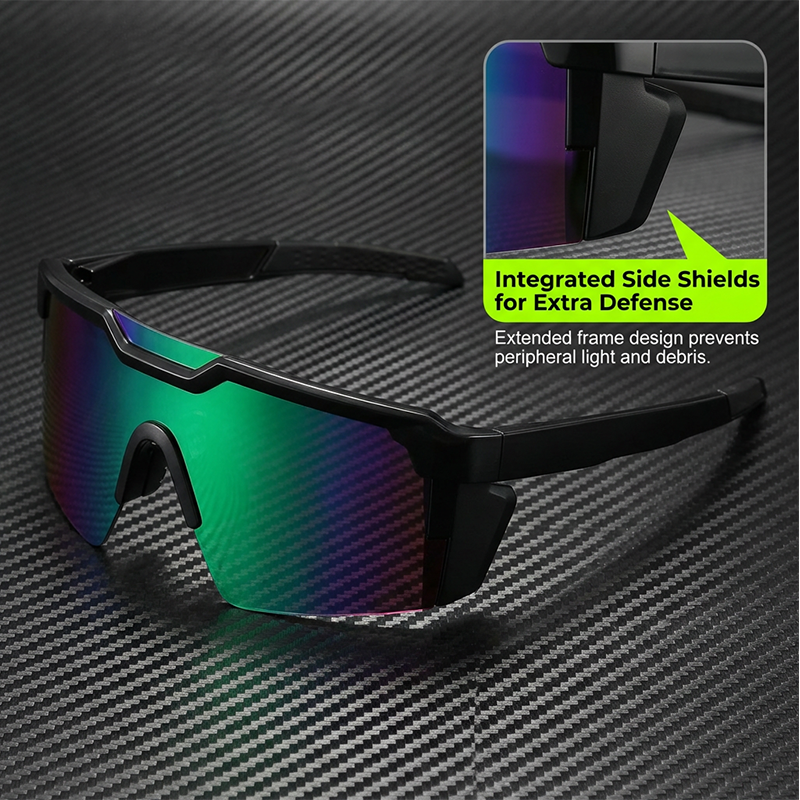 Sportbrille UV400-Schutz – Unisex für Radfahren und Laufen -    Zorenza