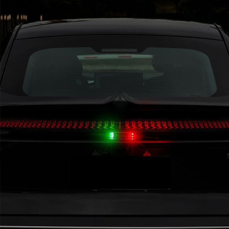 Solar Warnleuchte mit LED – Automatisch bei Dämmerung -    Zorenza