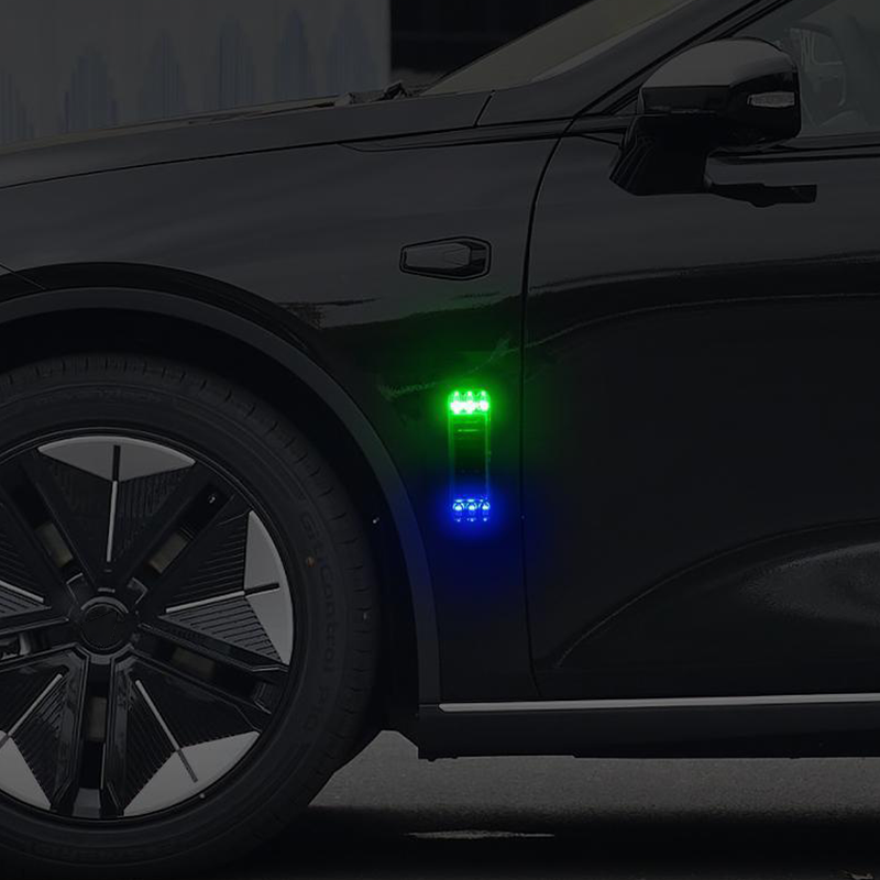 Solar Warnleuchte mit LED – Automatisch bei Dämmerung -    Zorenza