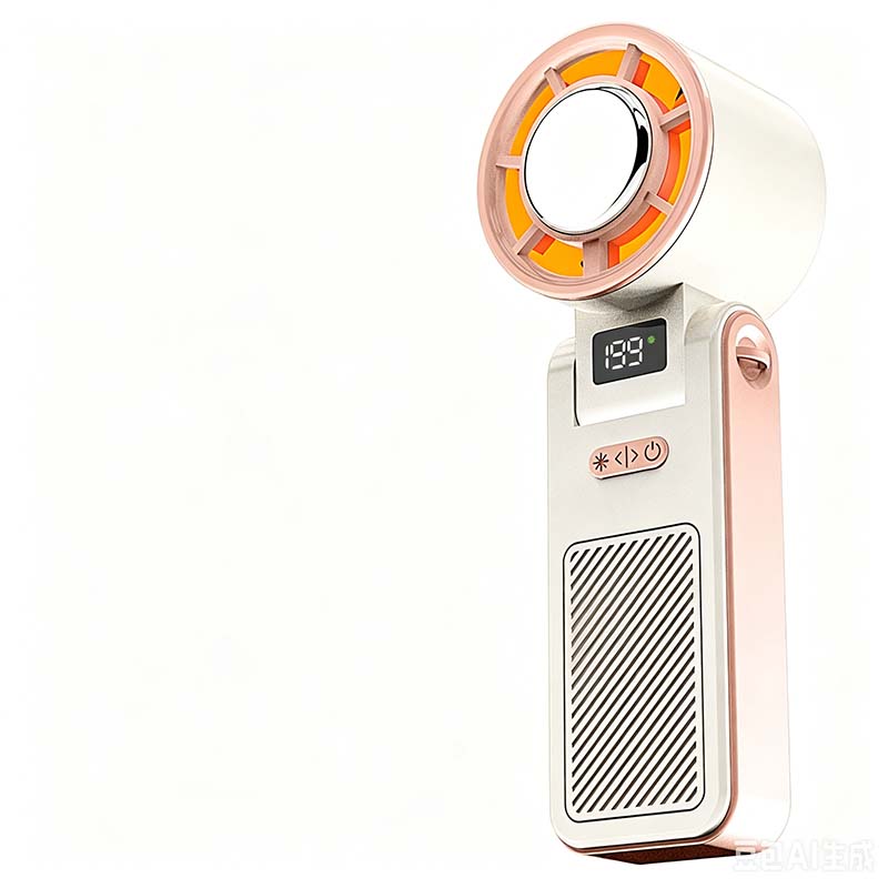 Handventilator klappbar mit LED-Display -    Zorenza