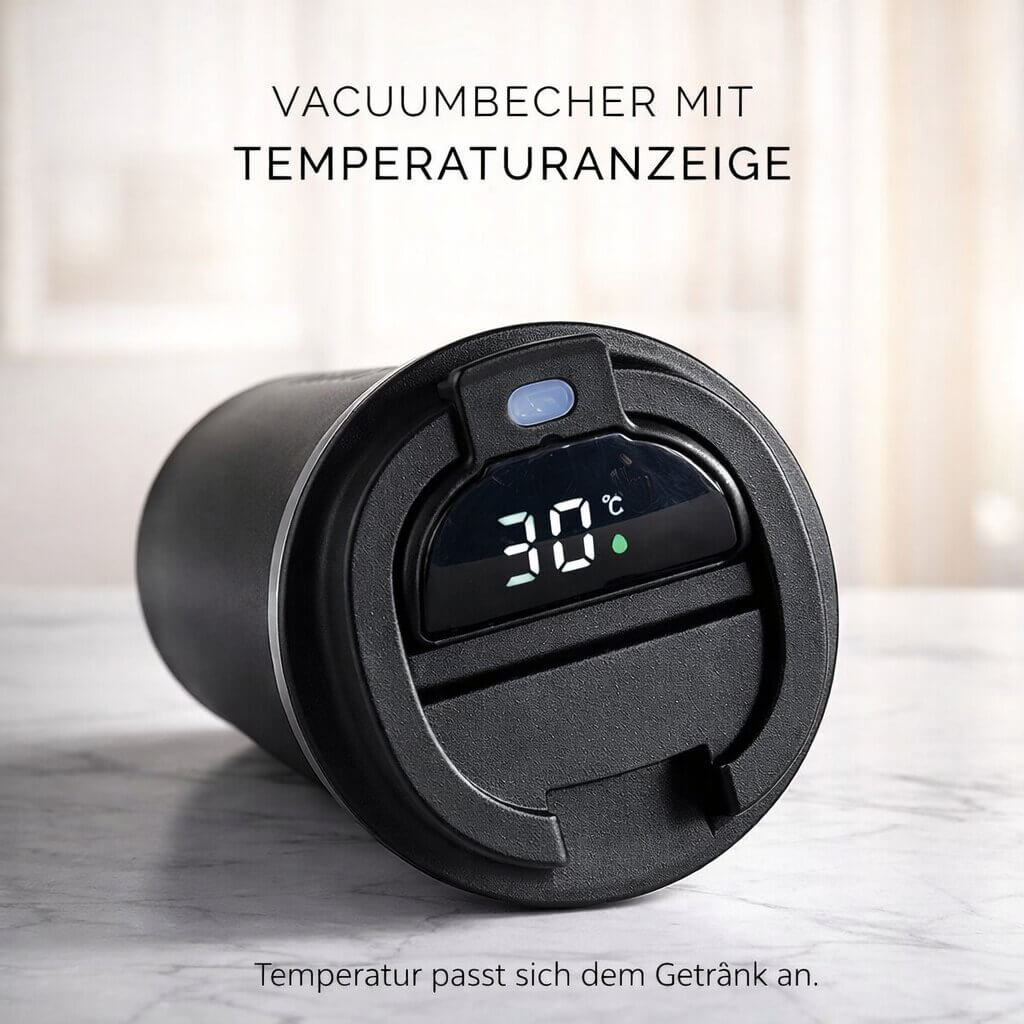 Thermobecher mit digitaler Temperaturanzeige -    Zorenza