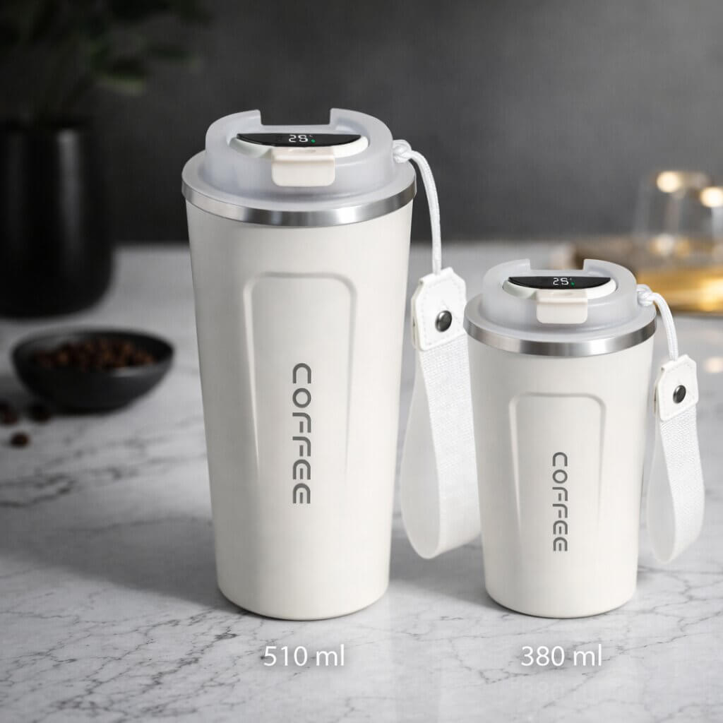 Thermobecher mit digitaler Temperaturanzeige -    Zorenza