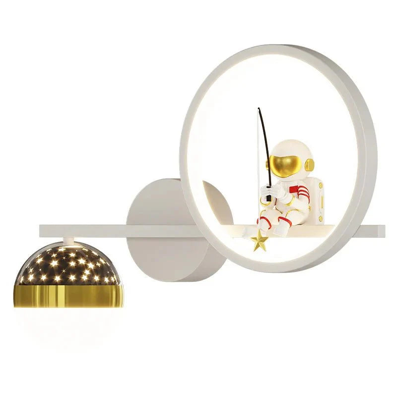 Kinder-Wandleuchte mit Mond- und Sterne-Design Zorenza