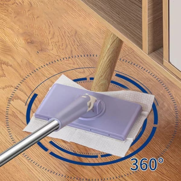 Drehbarer Flachmopp – Berührungsfreies Pad-System - Zorenza
