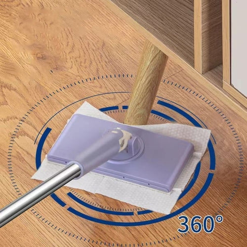 Drehbarer Flachmopp – Berührungsfreies Pad-System - Zorenza