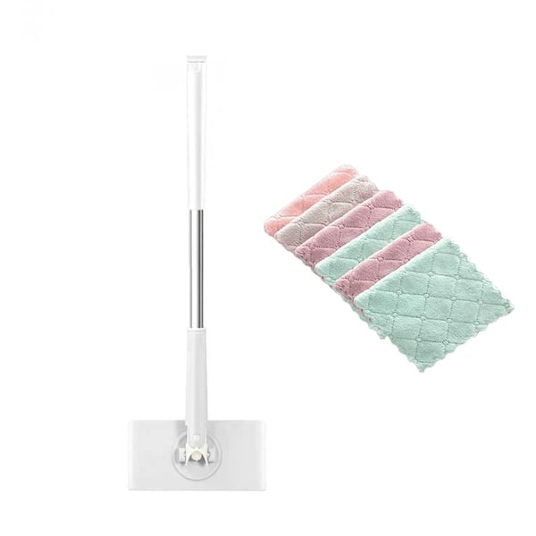 Drehbarer Flachmopp – Berührungsfreies Pad-System - Zorenza