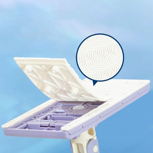 Drehbarer Flachmopp – Berührungsfreies Pad-System - Zorenza
