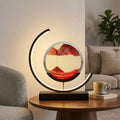 LED-Sandlampe mit drehbarem Sandbild, kabellos, USB-C, 3 Lichtfarben, 27 cm -    Zorenza